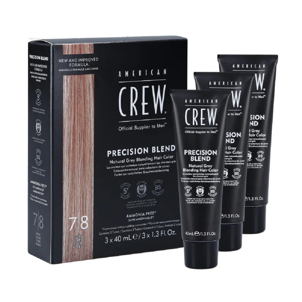American Crew PRECISION BLEND 7/8 LIGHT 3X40ml