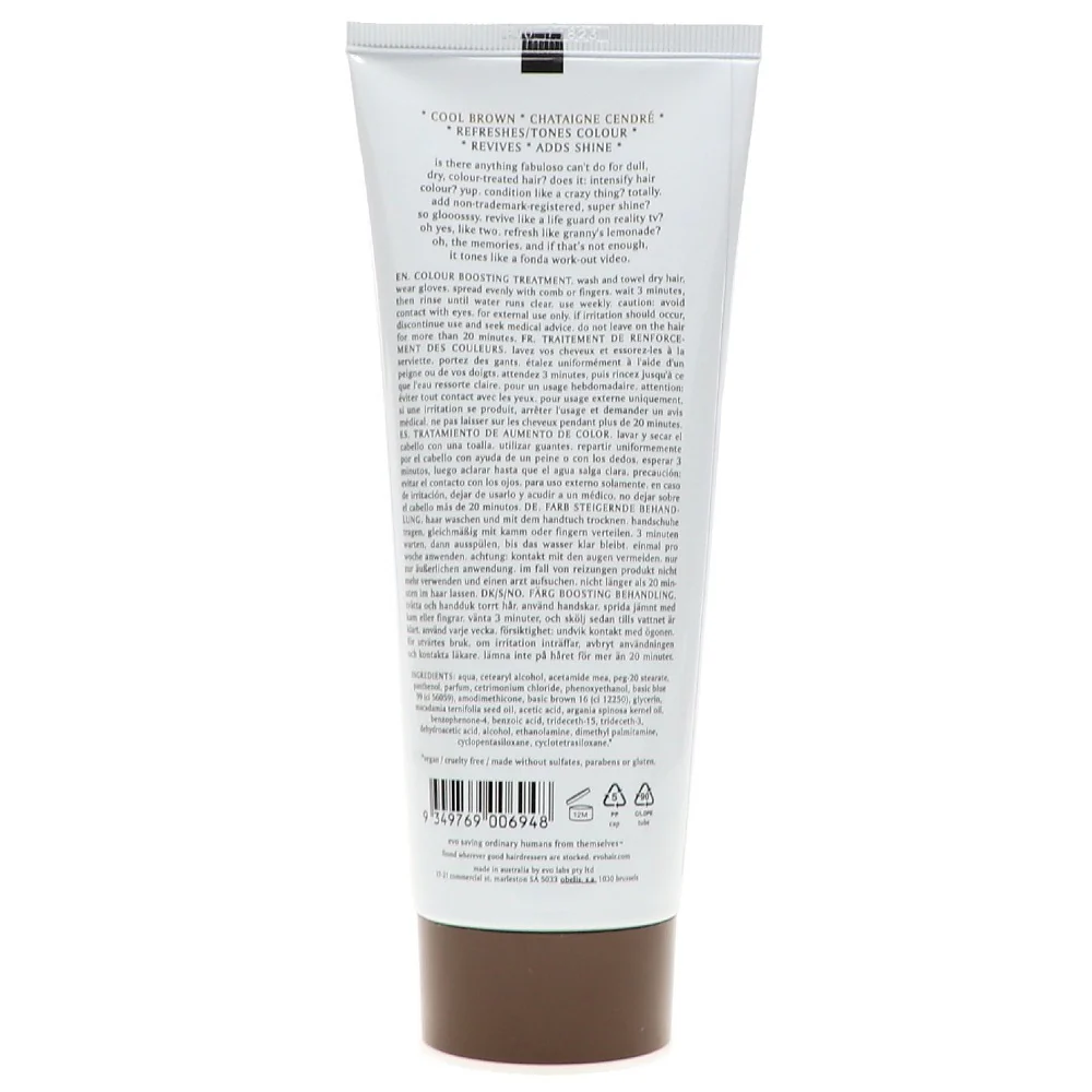 Evo Fabuloso COOL BROWN Colour Boosting Treatment 220 ml - Image 2