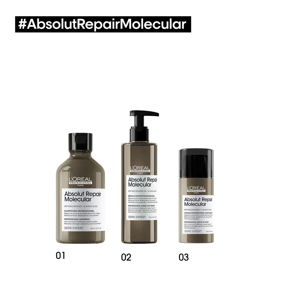 L'Oréal Professionnel Série Expert Absolut Repair Molecular Leave-In 100 ml - Image 4