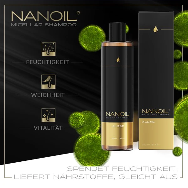 Nanoil Algae Micellar Shampoo 300 ml - Image 3