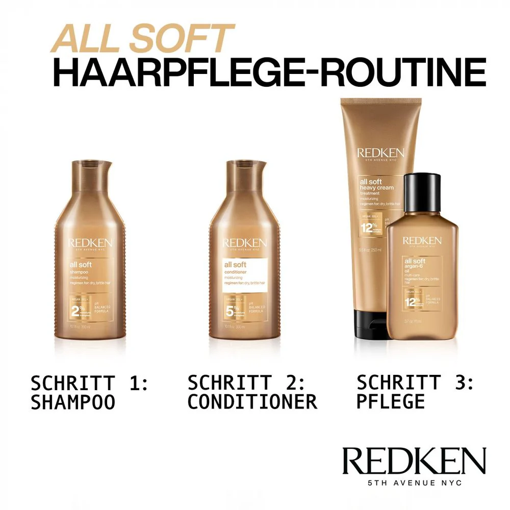 Redken All Soft Shampoo 500 ml - Image 5