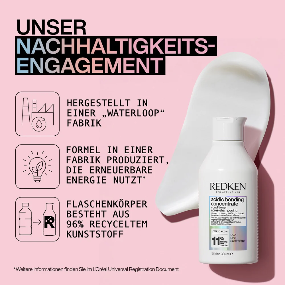 Redken  Acidic Bonding Concentrate Spring Coffret - Shampoo 300 ml + Conditioner 300 ml - Image 6