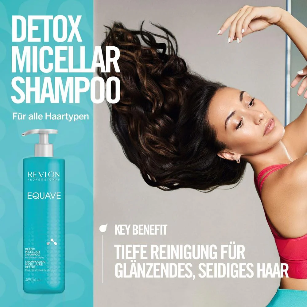Revlon Equave Detox Micellar Shampoo 485 ml - Image 6