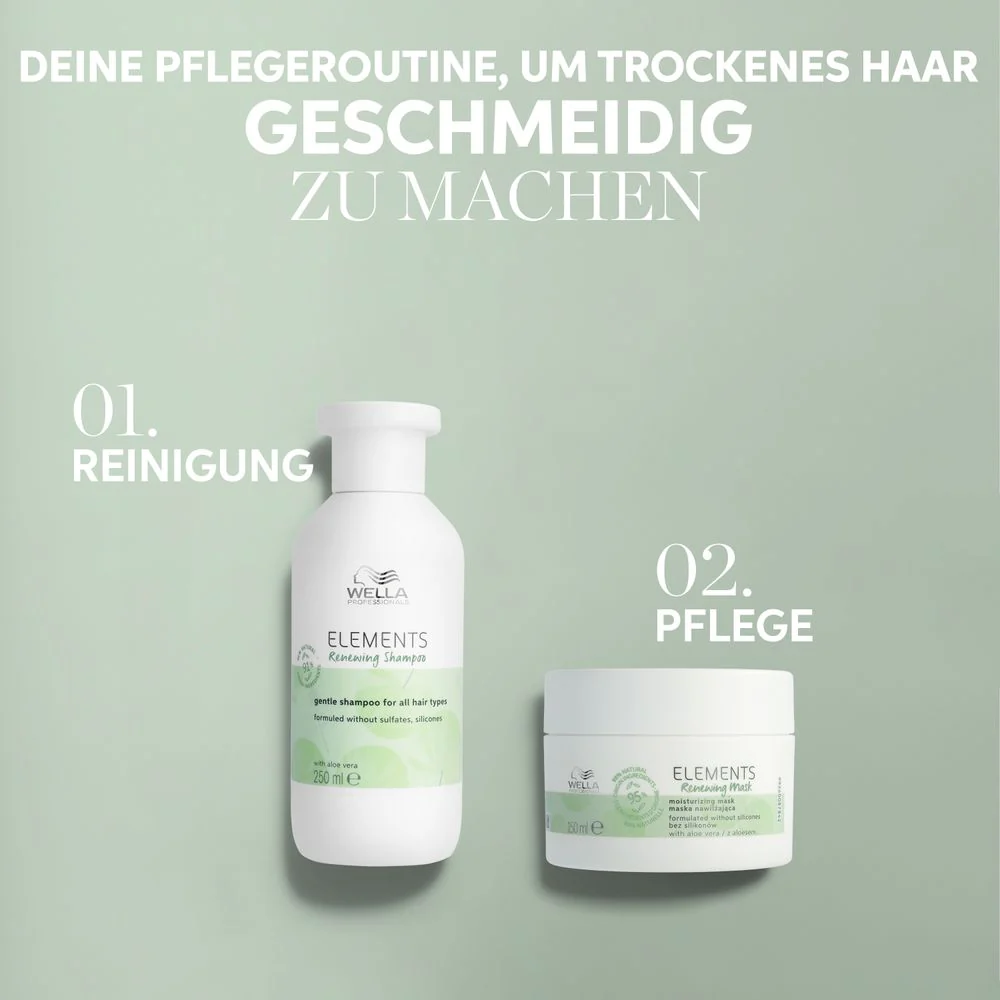 Wella Professionals Elements Renewing Mask 500ml - Nachfüllpack - Image 4