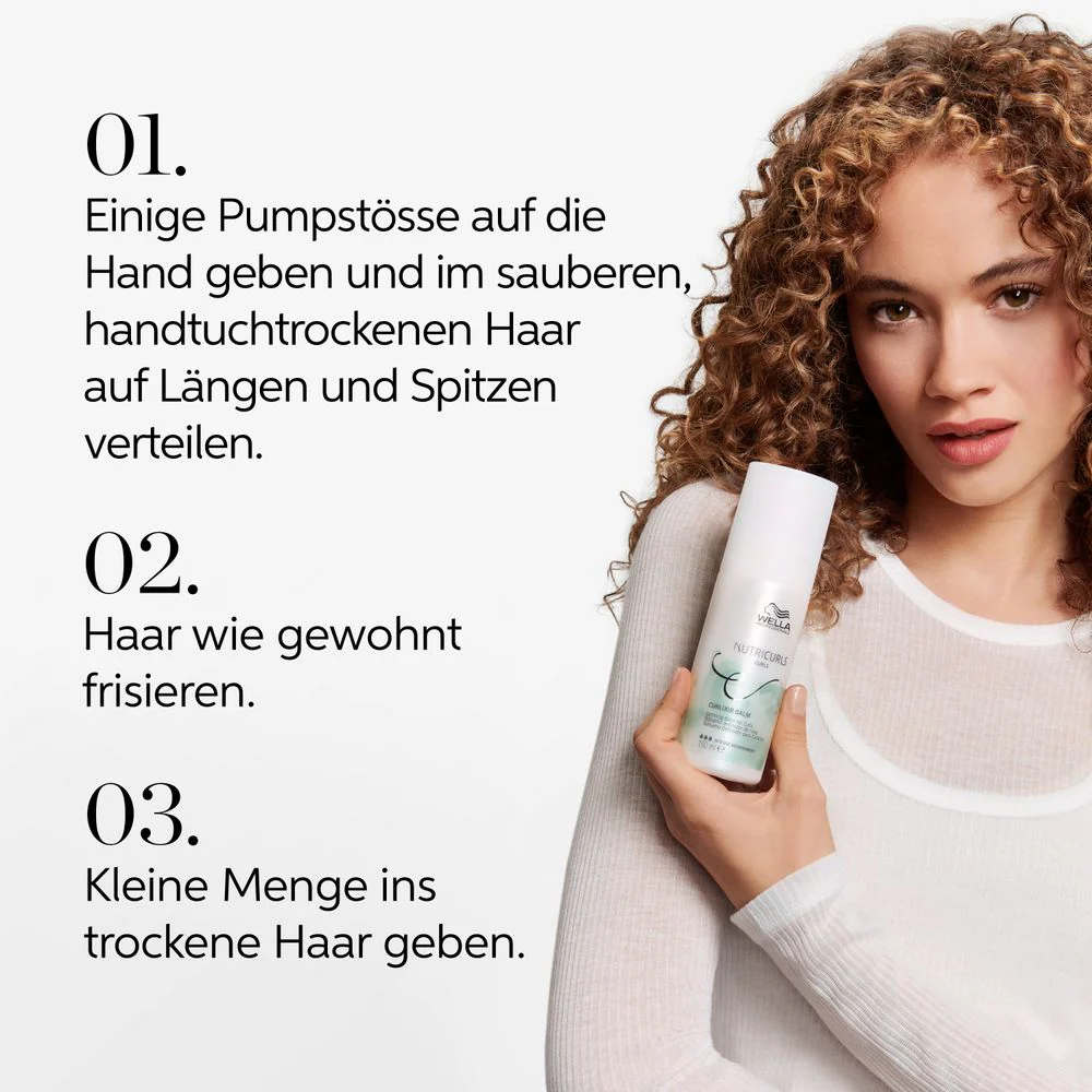 Wella Professionals NutriCurls Curlixir Balm Pflegebalsam für lockiges Haar 150 ml - Image 7