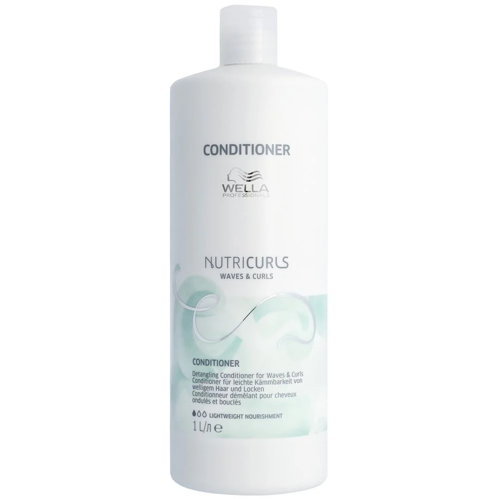 Wella Professionals Nutricurls Set - Shampoo 1000 ml + Conditioner 1000 ml - Image 2