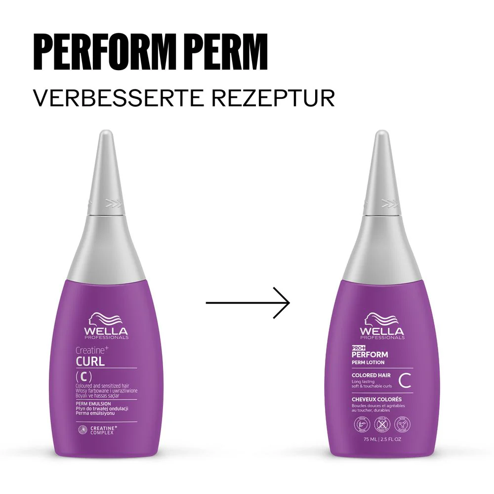 Wella Professionals Pro+ Perform Perm Lotion S 75 ml - für sensibles Haar - Image 2