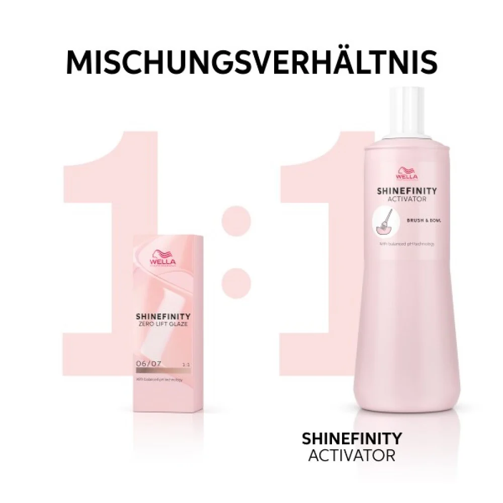 Wella Shinefinity Glaze Activator Bottle 2% 60 ml - Image 2